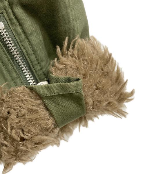 ZUCCA（ズッカ）ZUCCA (ズッカ) 再構築ミリタリージャケット/Reworked Military Jacket グリーン サイズ:Ｍの古着・服飾アイテム