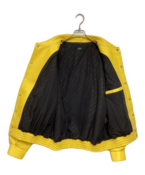 A FEW GOOD KIDS（アフューグッドキッズ）A FEW GOOD KIDS (アフューグッドキッズ) レーシングエコレザーブルゾン イエロー サイズ:Mの古着・服飾アイテム