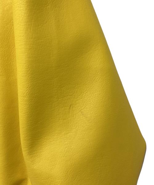 A FEW GOOD KIDS（アフューグッドキッズ）A FEW GOOD KIDS (アフューグッドキッズ) レーシングエコレザーブルゾン イエロー サイズ:Mの古着・服飾アイテム