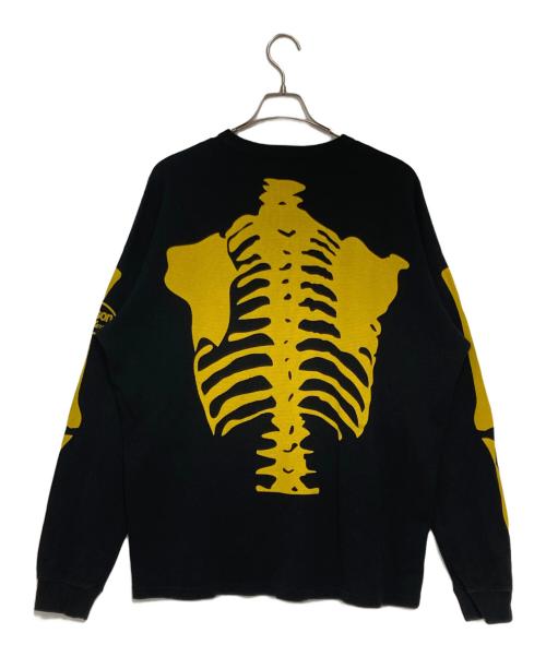 VANSON（バンソン）VANSON (バンソン) スカルサーマルカットソー ブラック サイズ:Ｌの古着・服飾アイテム