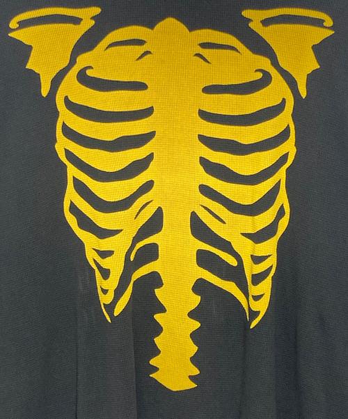 VANSON（バンソン）VANSON (バンソン) スカルサーマルカットソー ブラック サイズ:Ｌの古着・服飾アイテム