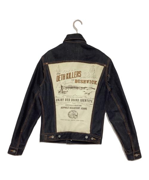 DETH KILLERS（デスキラーズ）DETH KILLERS (デスキラーズ) バックデザインデニムジャケット インディゴ サイズ:Mの古着・服飾アイテム
