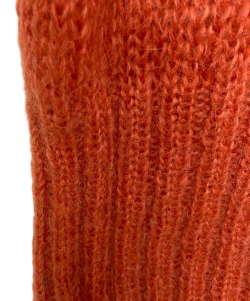 GANNI（ガニー）GANNI (ガニー) モヘアニットベスト オレンジ サイズ:XSの古着・服飾アイテム