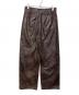 GHOSPELL (ゴスペル) Knight Faux Leather trousers ブラウン サイズ:S：6000円