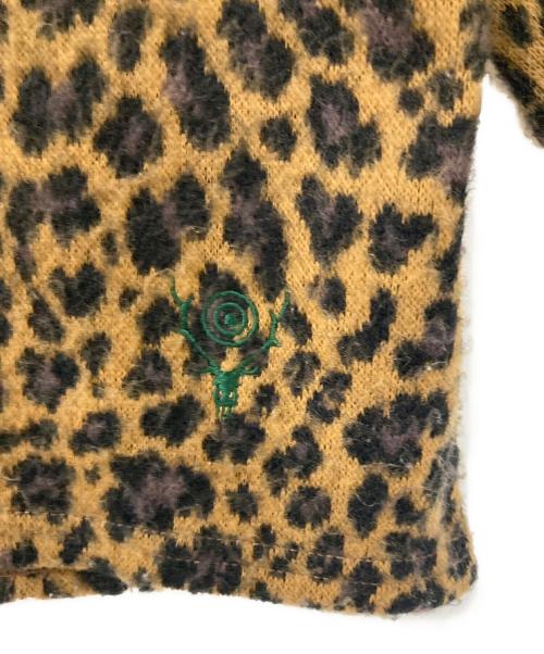 South2 West8（サウスツー ウエストエイト）South2 West8 (サウスツー ウエストエイト) レオパード クルーネックカットソー ブラウン サイズ:XSの古着・服飾アイテム