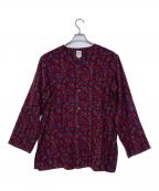 South2 West8サウスツー ウエストエイト）の古着「V Neck Army Shirt」｜ブラウン