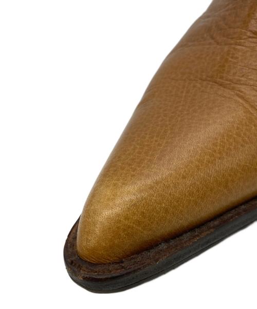 UNTISHOLD（アンチショルド）UNTISHOLD (アンチショルド) ポインテッドトゥ ブーティ ブラック サイズ:36の古着・服飾アイテム