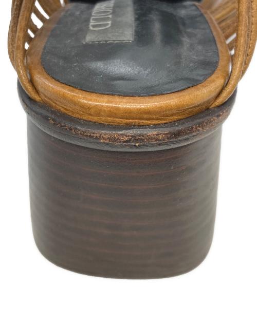 UNTISHOLD（アンチショルド）UNTISHOLD (アンチショルド) ポインテッドトゥ ブーティ ブラック サイズ:36の古着・服飾アイテム