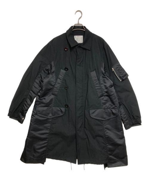 sacai（サカイ）sacai (サカイ) ミリタリードッキングコート ブラック サイズ:1の古着・服飾アイテム