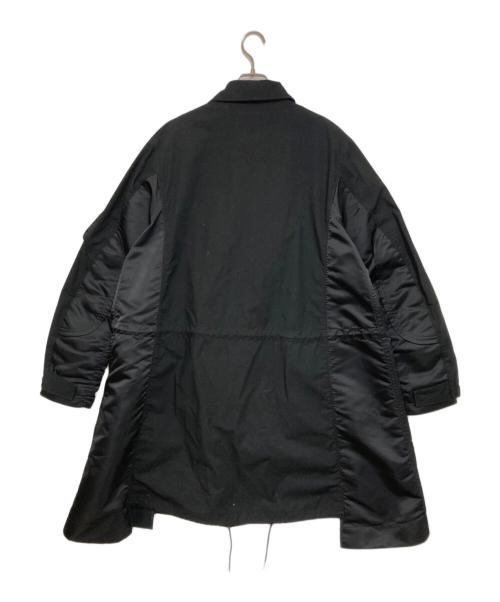 sacai（サカイ）sacai (サカイ) ミリタリードッキングコート ブラック サイズ:1の古着・服飾アイテム