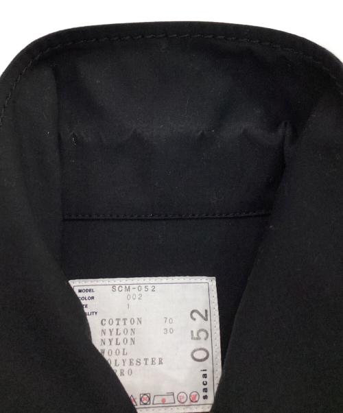 sacai（サカイ）sacai (サカイ) ミリタリードッキングコート ブラック サイズ:1の古着・服飾アイテム