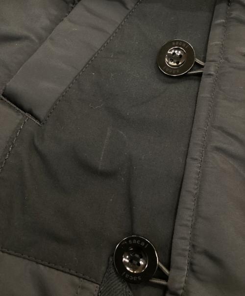 sacai（サカイ）sacai (サカイ) ミリタリードッキングコート ブラック サイズ:1の古着・服飾アイテム