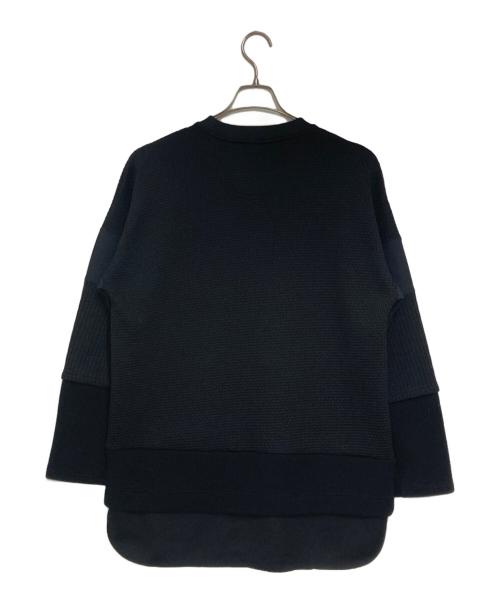 WHITE MOUNTAINEERING（ホワイトマウンテ二アニング）WHITE MOUNTAINEERING (ホワイトマウンテ二アニング) LAYERED LONG SLEEVE TーSHIRT ブラック サイズ:０の古着・服飾アイテム