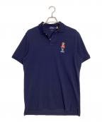 POLO RALPH LAURENポロ・ラルフローレン）の古着「ポロベアポロシャツ」｜ネイビー