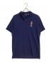 POLO RALPH LAUREN（ポロ・ラルフローレン）の古着「ポロベアポロシャツ」｜ネイビー