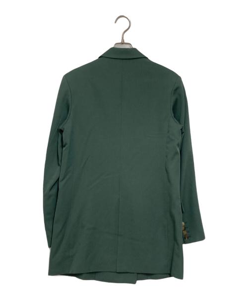 MAISON SPECIAL（メゾンスペシャル）MAISON SPECIAL (メゾンスペシャル) ピークトラベルウールダブルジャケット グリーン サイズ:Ｍの古着・服飾アイテム