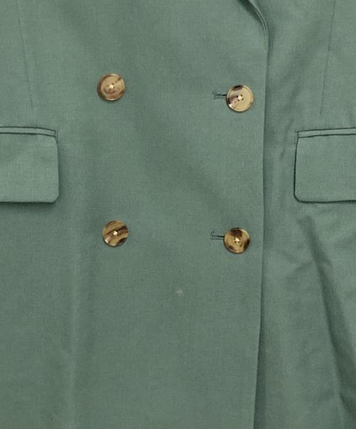 MAISON SPECIAL（メゾンスペシャル）MAISON SPECIAL (メゾンスペシャル) ピークトラベルウールダブルジャケット グリーン サイズ:Ｍの古着・服飾アイテム