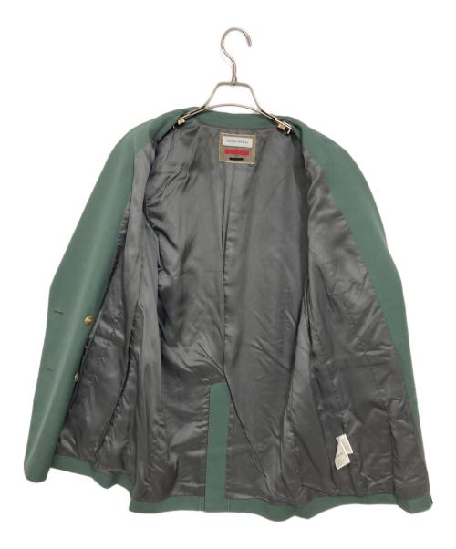 MAISON SPECIAL（メゾンスペシャル）MAISON SPECIAL (メゾンスペシャル) ピークトラベルウールダブルジャケット グリーン サイズ:Ｍの古着・服飾アイテム