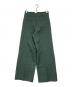 MAISON SPECIAL (メゾンスペシャル) ウールタックパンツ グリーン サイズ:38：7000円