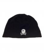 A BATHING APEア ベイシング エイプ）の古着「ニット帽」｜ブラック