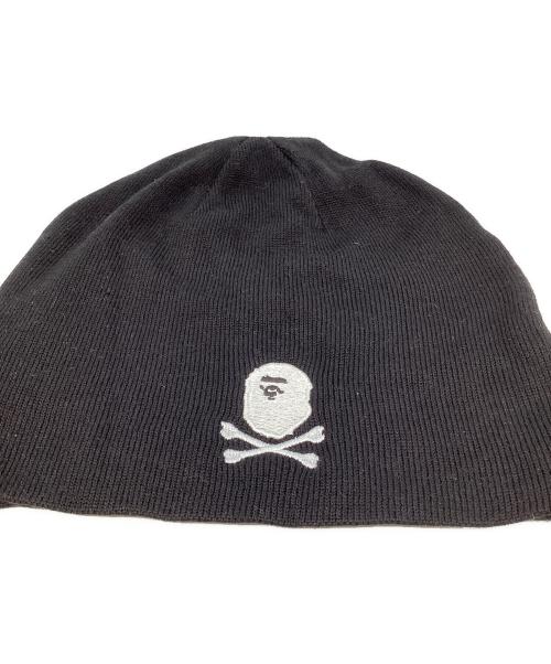 A BATHING APE（ア ベイシング エイプ）A BATHING APE (ア ベイシング エイプ) ニット帽 ブラックの古着・服飾アイテム