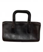 OLD COACHオールドコーチ）の古着「オールドレザーハンドバッグ」｜ブラック