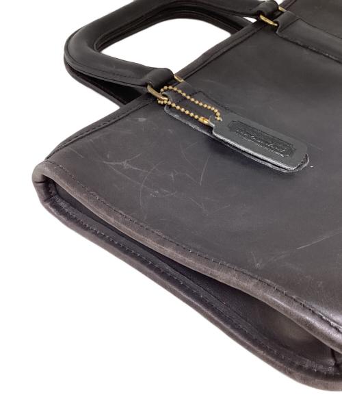OLD COACH（オールドコーチ）OLD COACH (オールドコーチ) オールドレザーハンドバッグ ブラックの古着・服飾アイテム