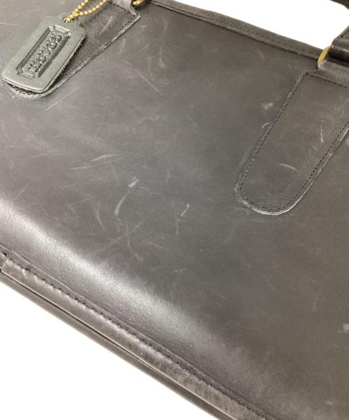 OLD COACH（オールドコーチ）OLD COACH (オールドコーチ) オールドレザーハンドバッグ ブラックの古着・服飾アイテム