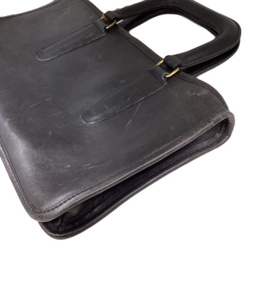 OLD COACH（オールドコーチ）OLD COACH (オールドコーチ) オールドレザーハンドバッグ ブラックの古着・服飾アイテム