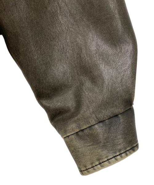 SLY（スライ）SLY (スライ) VINTAGE F／LEATHER S／ブルゾン ブラック サイズ:Freeの古着・服飾アイテム