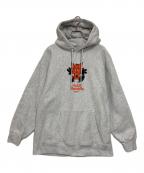 YUKI TSUNODA×VERDYユキ ツノダ×ヴェルディ）の古着「プルオーバーパーカー/pullover hoodie」｜グレー