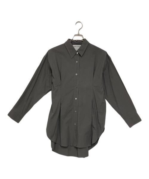 BEARDSLEY（ビアズリー）BEARDSLEY (ビアズリー) ツイードジレ付きシャツ グレー サイズ:Freeの古着・服飾アイテム