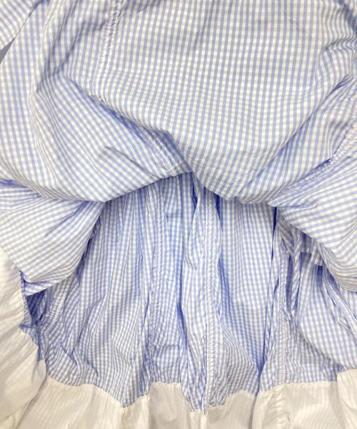 TAO COMME des GARCONS（タオ コムデギャルソン）TAO COMME des GARCONS (タオ コムデギャルソン) ギンガムチェック ギャザージャンパースカート ブルー サイズ:Sの古着・服飾アイテム