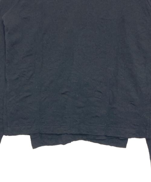 tricot COMME des GARCONS（トリココムデギャルソン）tricot COMME des GARCONS (トリココムデギャルソン) 花柄縮絨 ラップデザインウールニット/Floral Felted Wool Wrap Knit ブラック サイズ:不明の古着・服飾アイテム