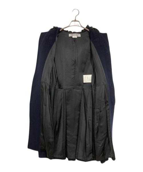 COMME des GARCONS COMME des GARCONS（コムデギャルソン コムデギャルソン）COMME des GARCONS COMME des GARCONS (コムデギャルソン コムデギャルソン) ダッフルライクロングコート ネイビー サイズ:Ｓの古着・服飾アイテム