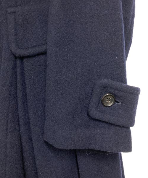 COMME des GARCONS COMME des GARCONS（コムデギャルソン コムデギャルソン）COMME des GARCONS COMME des GARCONS (コムデギャルソン コムデギャルソン) ダッフルライクロングコート ネイビー サイズ:Ｓの古着・服飾アイテム