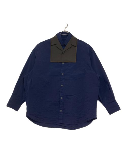 KOLOR（カラー）KOLOR (カラー) ドッキングシャツ ネイビー サイズ:１の古着・服飾アイテム