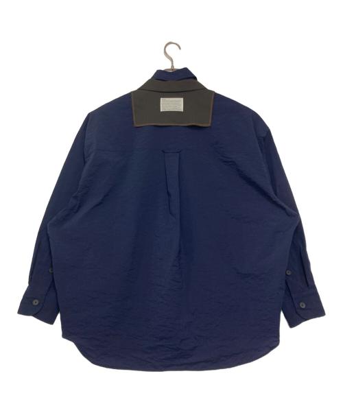 KOLOR（カラー）KOLOR (カラー) ドッキングシャツ ネイビー サイズ:１の古着・服飾アイテム