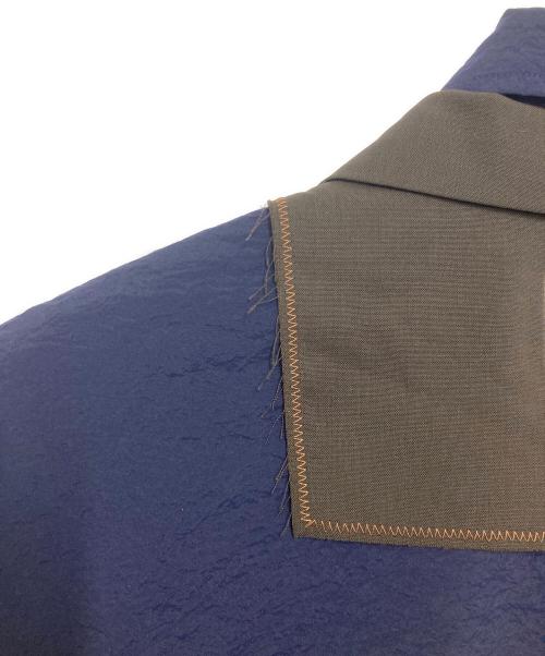 KOLOR（カラー）KOLOR (カラー) ドッキングシャツ ネイビー サイズ:１の古着・服飾アイテム