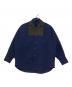 KOLOR（カラー）の古着「ドッキングシャツ」｜ネイビー