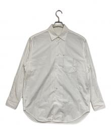 JIL SANDER（ジルサンダー）の古着「pocket design overshirt/ポケットデザイン オーバーシャツ」｜ホワイト