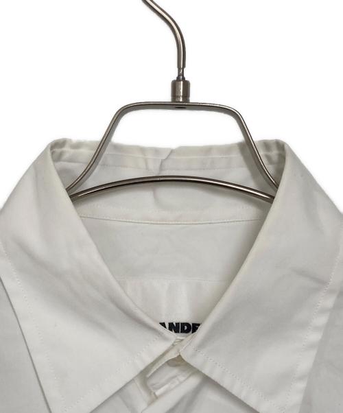 JIL SANDER（ジルサンダー）JIL SANDER (ジルサンダー) pocket design overshirt/ポケットデザイン オーバーシャツ ホワイト サイズ:38の古着・服飾アイテム