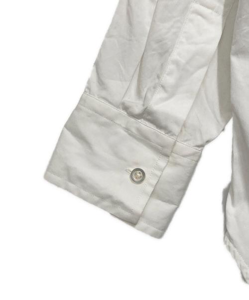 JIL SANDER（ジルサンダー）JIL SANDER (ジルサンダー) pocket design overshirt/ポケットデザイン オーバーシャツ ホワイト サイズ:38の古着・服飾アイテム