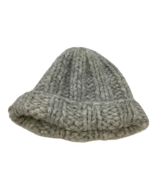Acne studios（アクネ ストゥディオス）ACNE STUDIOS (アクネ ストゥディオス) アルパカニット帽 グレーの古着・服飾アイテム