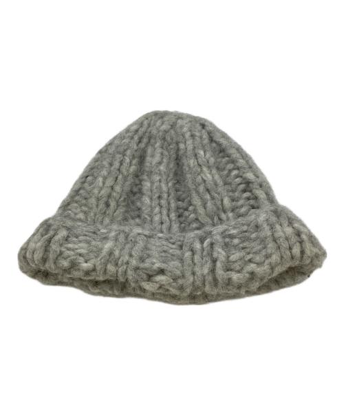 Acne studios（アクネ ストゥディオス）ACNE STUDIOS (アクネ ストゥディオス) アルパカニット帽 グレーの古着・服飾アイテム