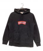 SUPREME×COMME des GARCONS SHIRTシュプリーム×コムデギャルソンシャツ）の古着「Box Logo Hooded Sweatshirt/ボックスロゴフーディー」｜ブラック