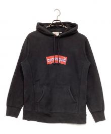 SUPREME×COMME des GARCONS SHIRT（シュプリーム×コムデギャルソンシャツ）の古着「Box Logo Hooded Sweatshirt/ボックスロゴフーディー」｜ブラック