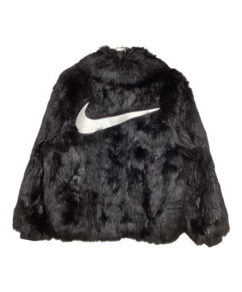 NIKE（ナイキ）NIKE (ナイキ) AMBUSH (アンブッシュ) Reversible Faux Fur Coat Jacket ブラック サイズ:Ｌの古着・服飾アイテム