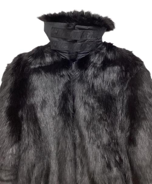 NIKE（ナイキ）NIKE (ナイキ) AMBUSH (アンブッシュ) Reversible Faux Fur Coat Jacket ブラック サイズ:Ｌの古着・服飾アイテム