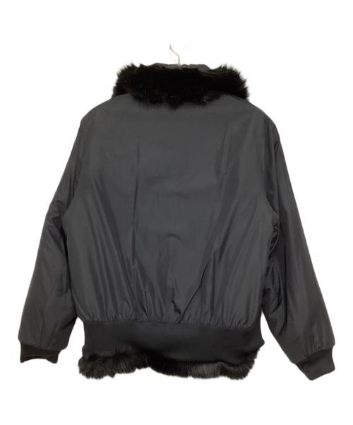 NIKE（ナイキ）NIKE (ナイキ) AMBUSH (アンブッシュ) Reversible Faux Fur Coat Jacket ブラック サイズ:Ｌの古着・服飾アイテム